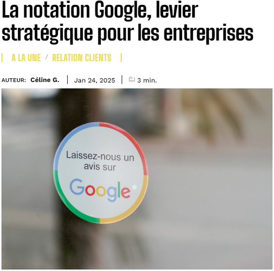 La notation Google, levier stratégique pour les entreprises